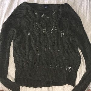 American Eagle Crochet Sweater